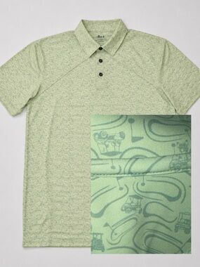 Rex 3xl men’s polo golf print